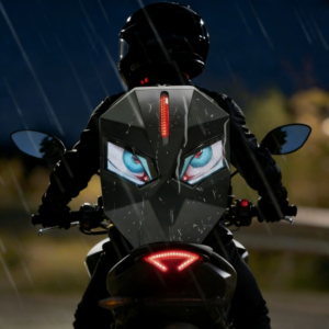 GYW LED Backpack, APP Programmable Animated Eyes Fashion Bag, Waterproof LED Light Backpack for Motorcycle Riding & Outdoor Activities
